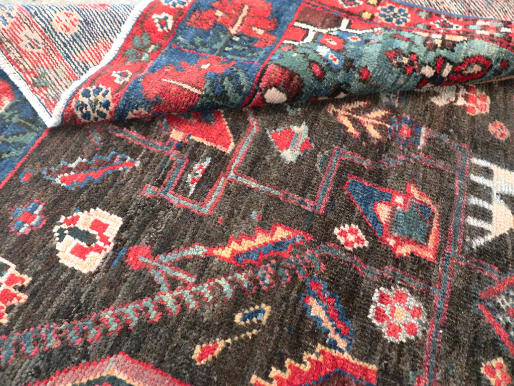 Vintage Persian Afshar Wagireh Rug, No.27997 - Gsblank