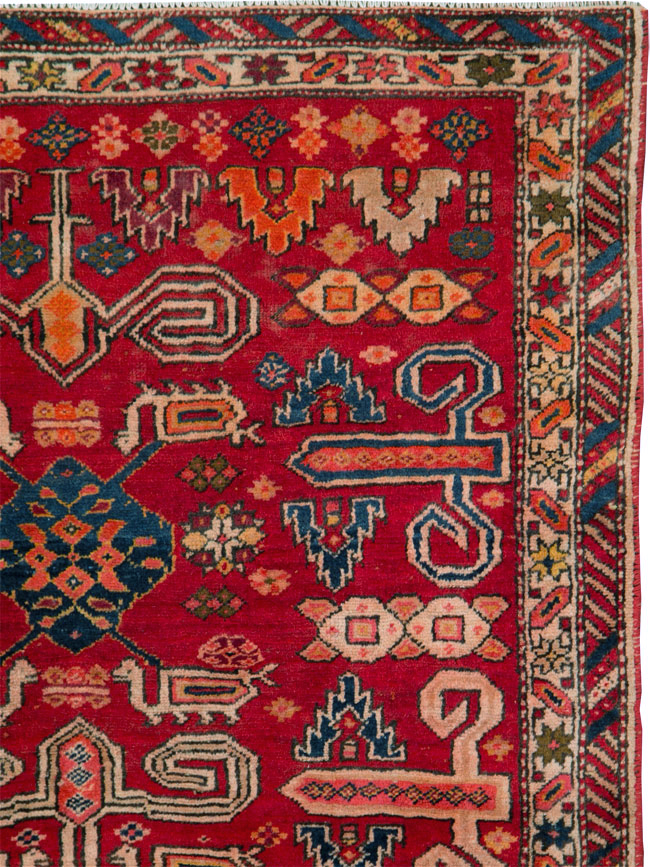 Vintage Persian Ardebil Rug, No.28000 - Gsblank