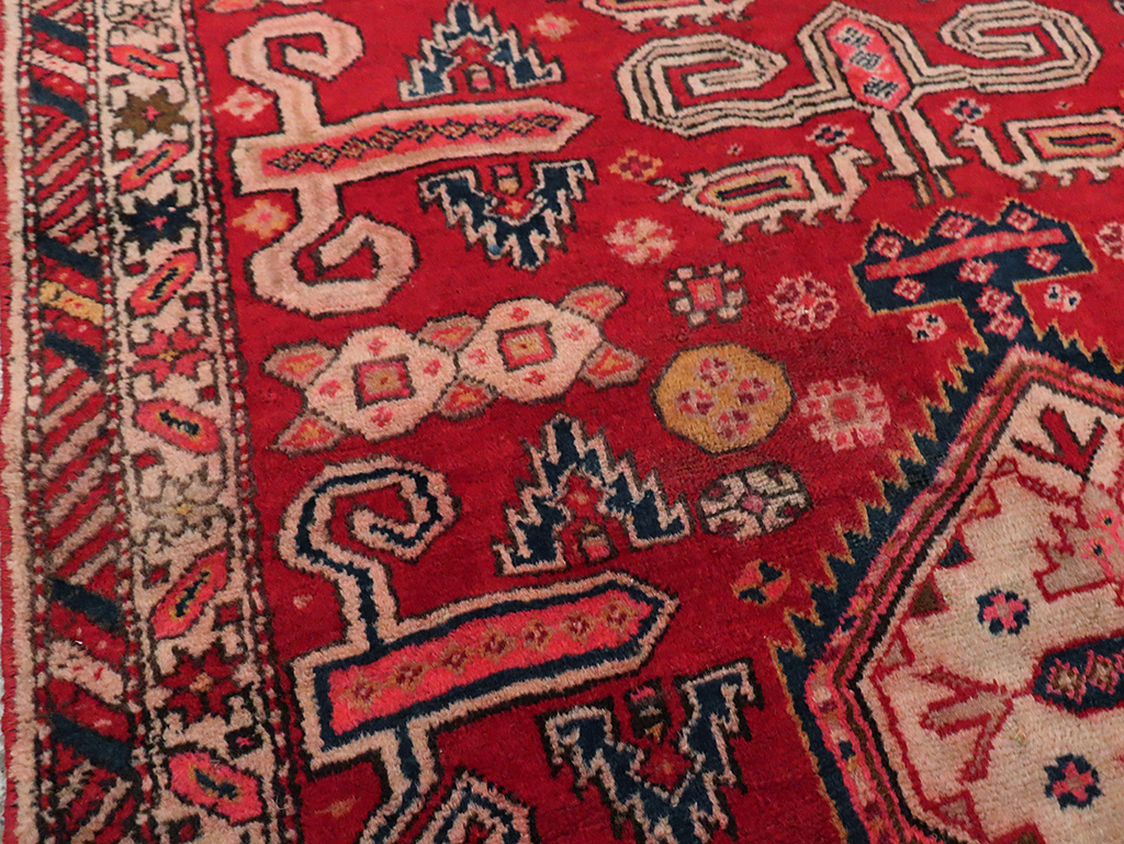 Vintage Persian Ardebil Rug, No.28000 - Gsblank