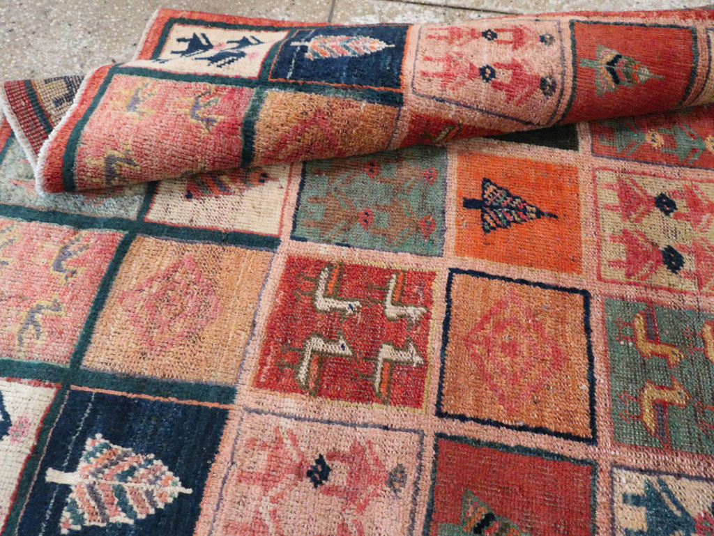 Vintage Persian Gabbeh Rug, No.28010 - Gsblank