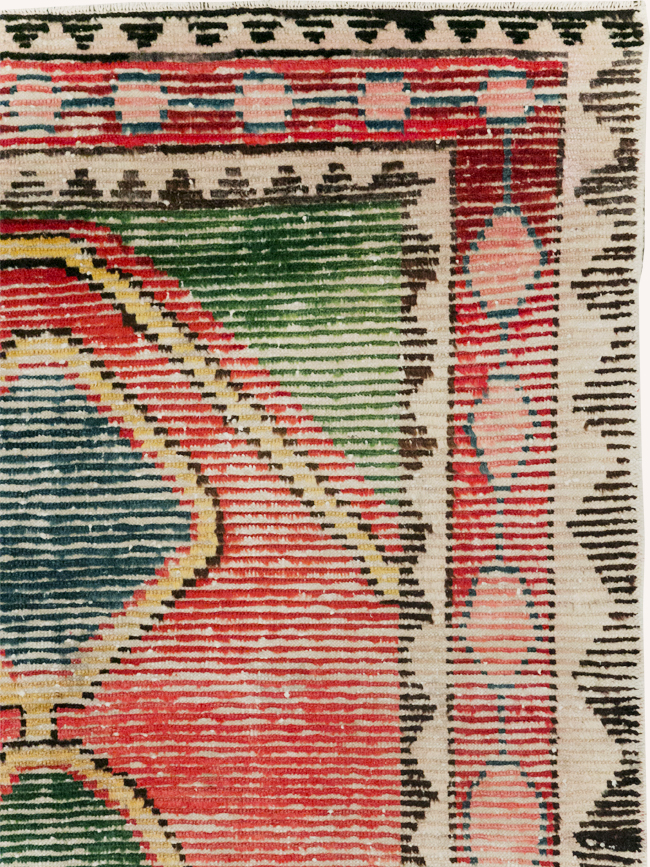 Vintage Persian Gabbeh Rug, No.28013 - Gsblank