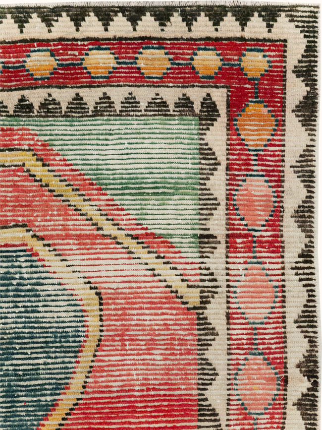 Vintage Persian Gabbeh Rug, No.28013 - Gsblank