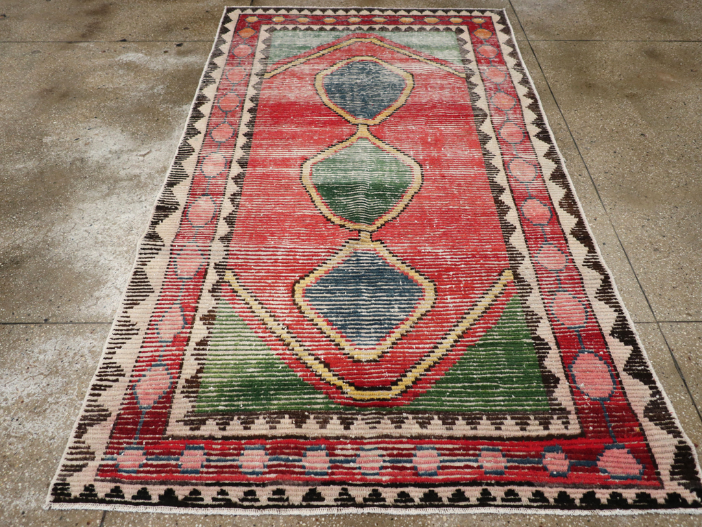 Vintage Persian Gabbeh Rug, No.28013 - Gsblank
