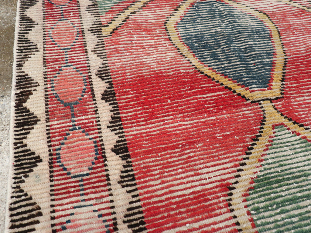 Vintage Persian Gabbeh Rug, No.28013 - Gsblank