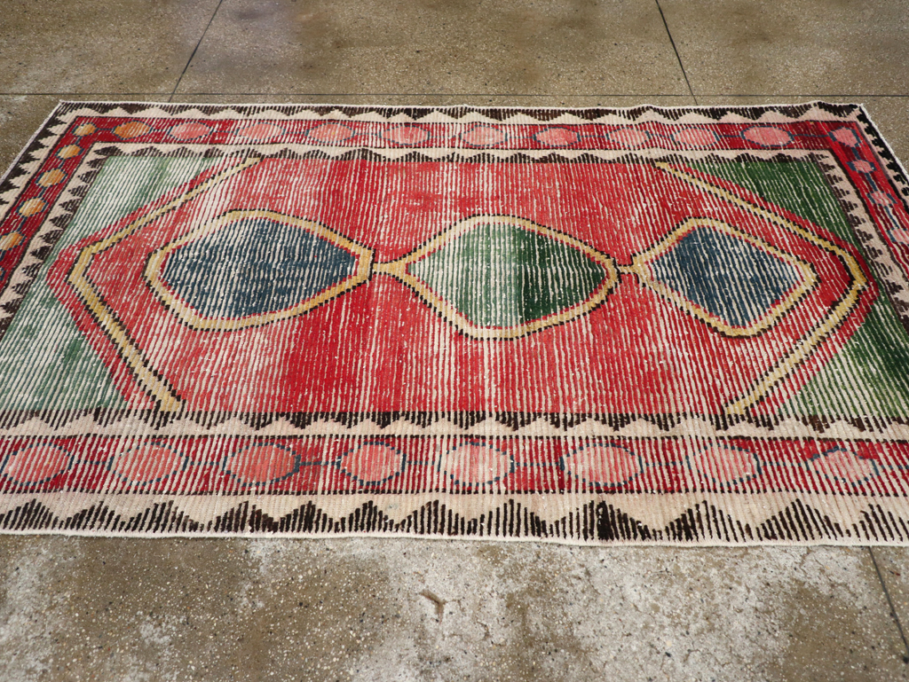 Vintage Persian Gabbeh Rug, No.28013 - Gsblank