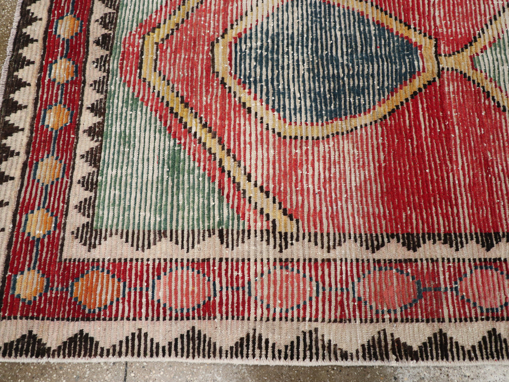 Vintage Persian Gabbeh Rug, No.28013 - Gsblank