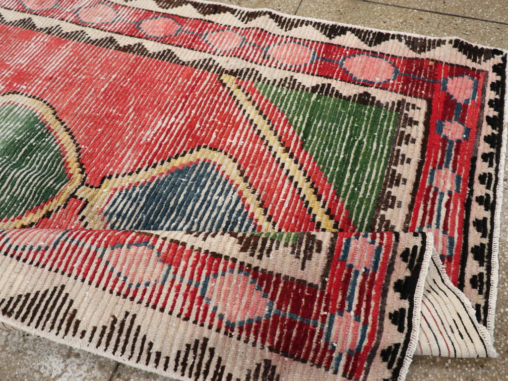 Vintage Persian Gabbeh Rug, No.28013 - Gsblank