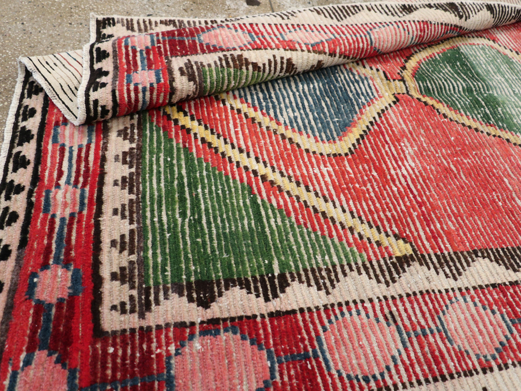 Vintage Persian Gabbeh Rug, No.28013 - Gsblank