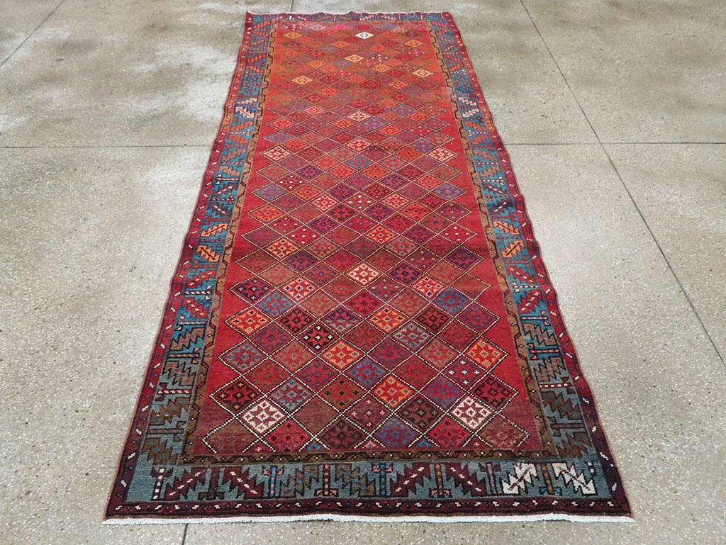 Vintage Persian Hamadan Runner, No.28016 - Gsblank