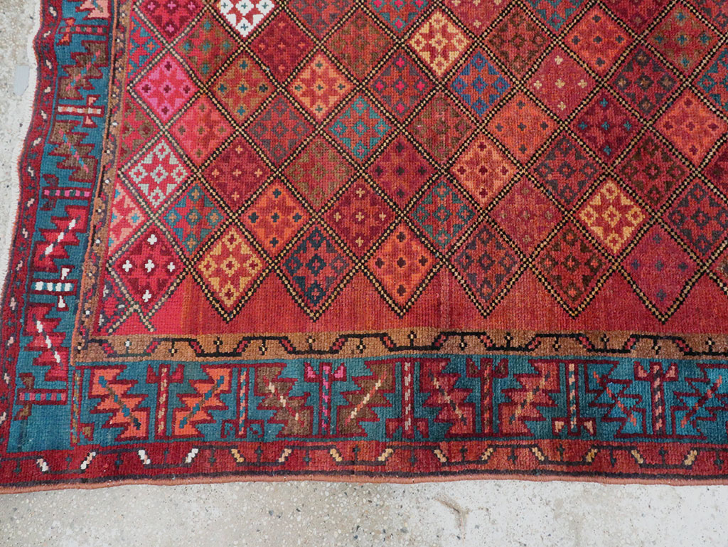 Vintage Persian Hamadan Runner, No.28016 - Gsblank