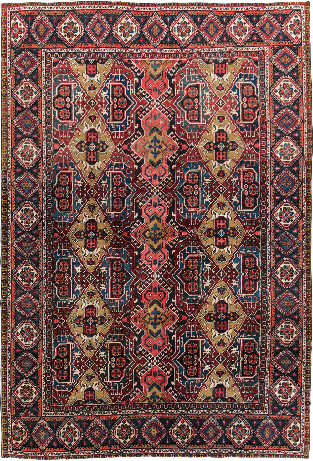 Vintage Persian Heriz Carpet, No.28022 - Gsblank