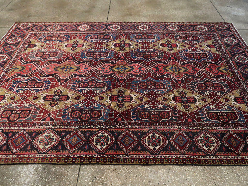 Vintage Persian Heriz Carpet, No.28022 - Gsblank