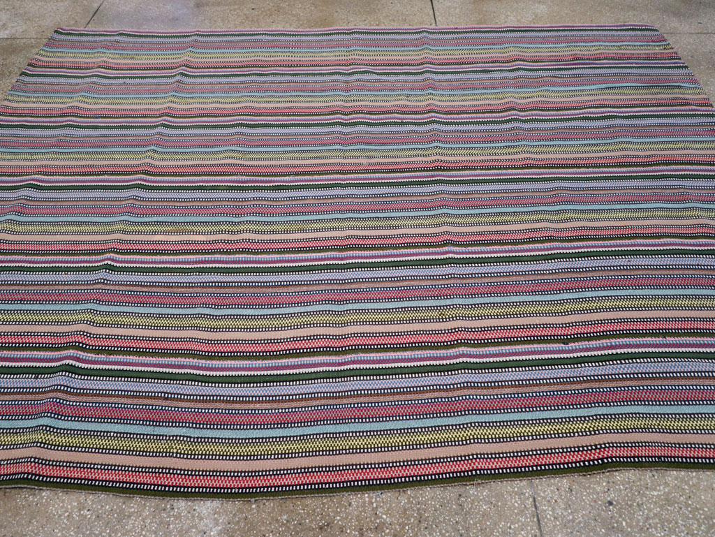 Vintage Persian Flatweave Kilim, No.28027 - Gsblank