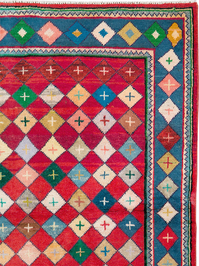 Vintage Persian Mahal Rug, No.28035 - Gsblank