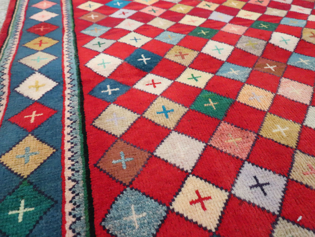 Vintage Persian Mahal Rug, No.28035 - Gsblank