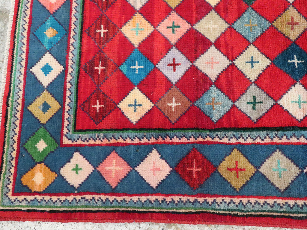 Vintage Persian Mahal Rug, No.28035 - Gsblank