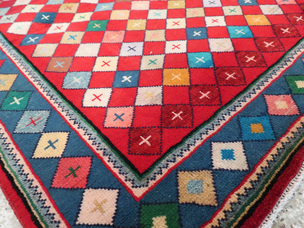 Vintage Persian Mahal Rug, No.28035 - Gsblank