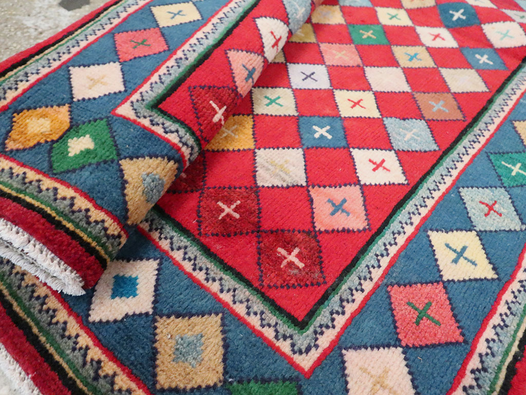 Vintage Persian Mahal Rug, No.28035 - Gsblank