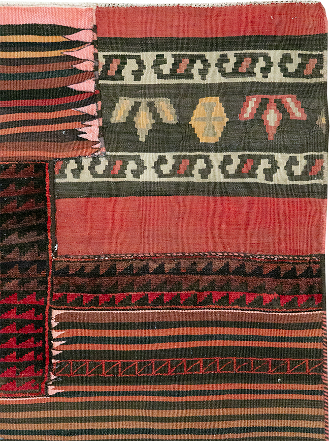 Vintage Persian Flatweave Kilim Rug, No.28047 - Gsblank