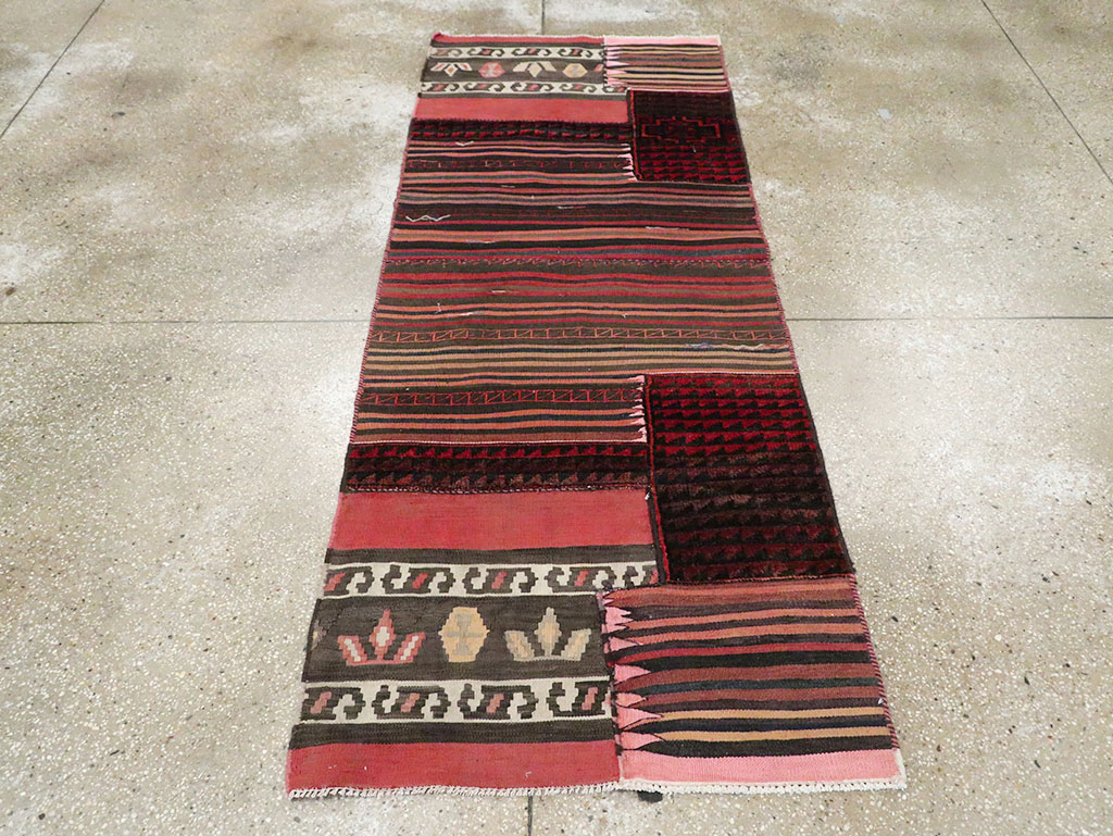 Vintage Persian Flatweave Kilim Rug, No.28047 - Gsblank