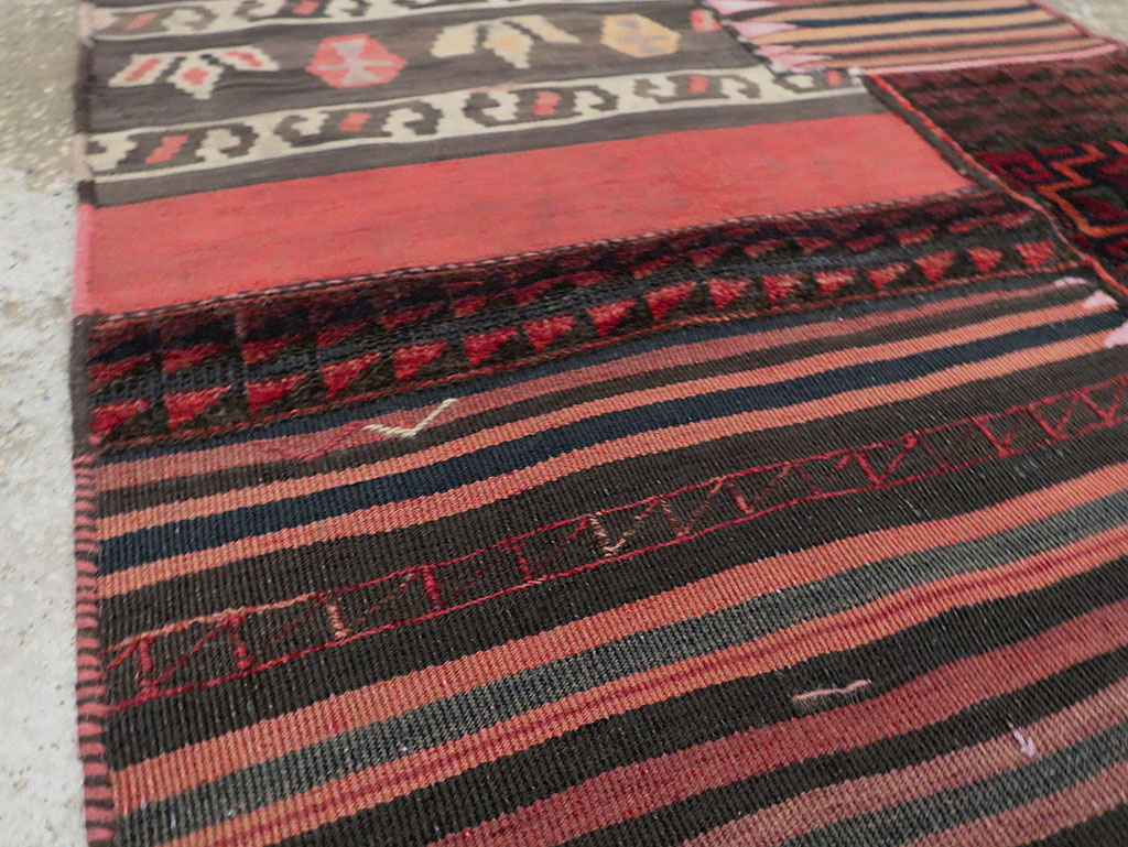 Vintage Persian Chaharmahal Bakhtiari Tacheh Flatweave Kilim, No.28047 - Gsblank