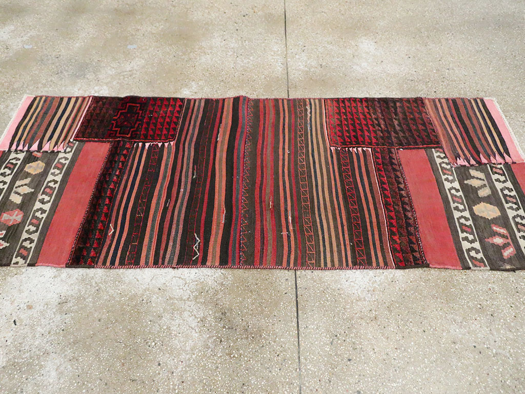 Vintage Persian Flatweave Kilim Rug, No.28047 - Gsblank