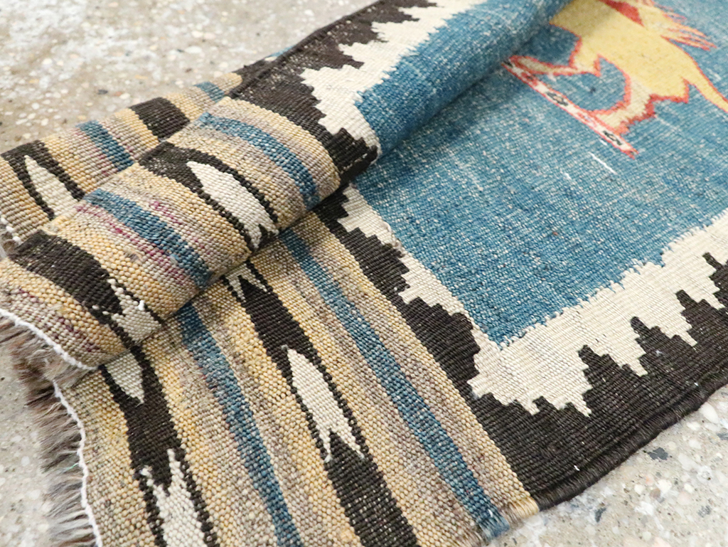 Vintage Persian Pictorial Kilim, No.28050 - Gsblank