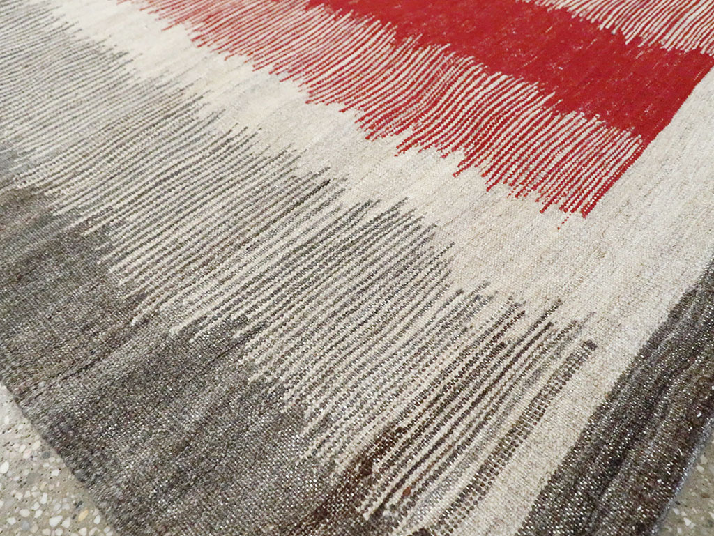 Modern Persian Flatweave Kilim, No.28054 - Gsblank