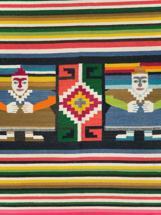 Vintage Persian Pictorial Kilim, No.28055 - Gsblank