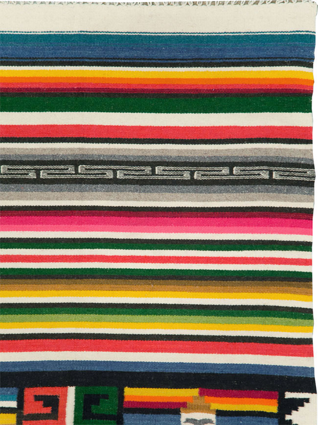 Vintage Persian Pictorial Kilim, No.28055 - Gsblank