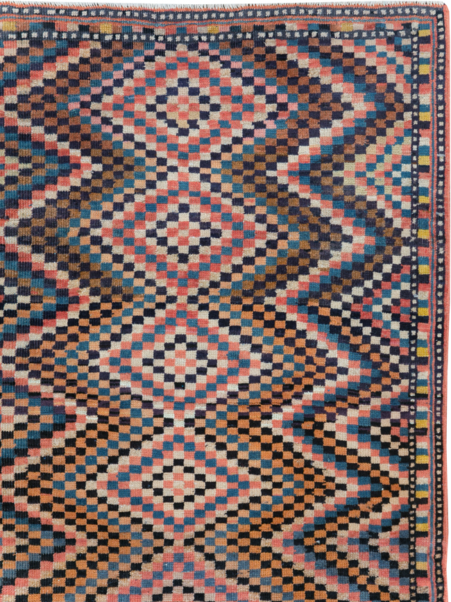 Vintage Persian Mahal Rug, No.28060 - Gsblank
