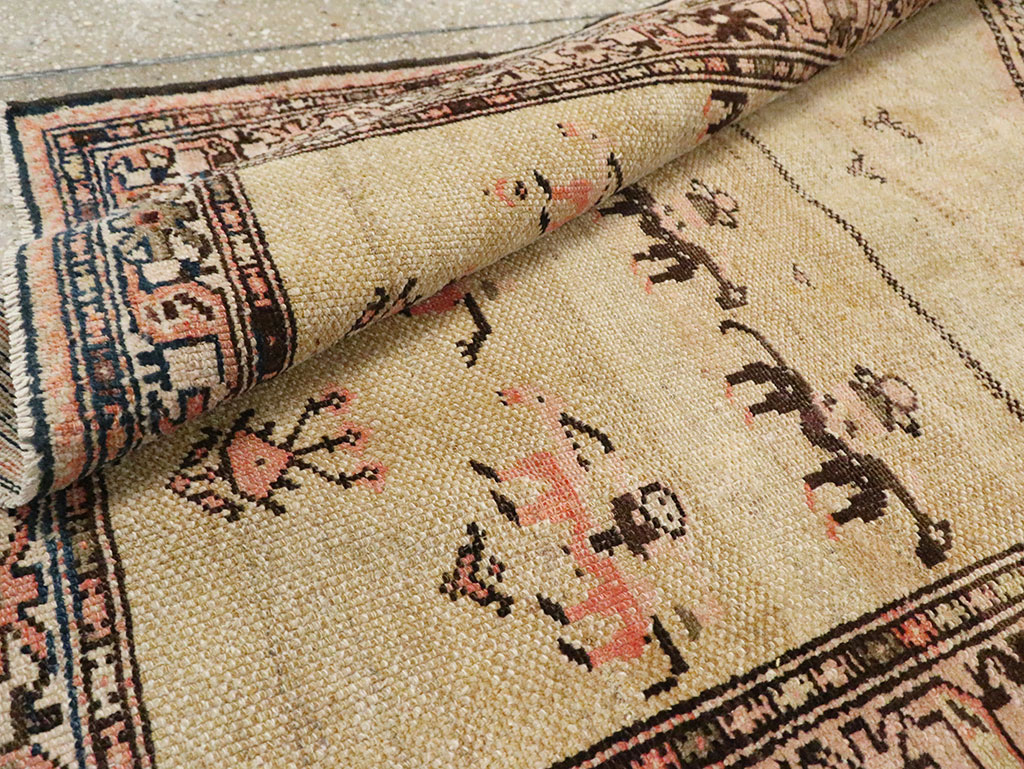 Antique Persian Serab Pictorial Runner, No.28065 - Gsblank