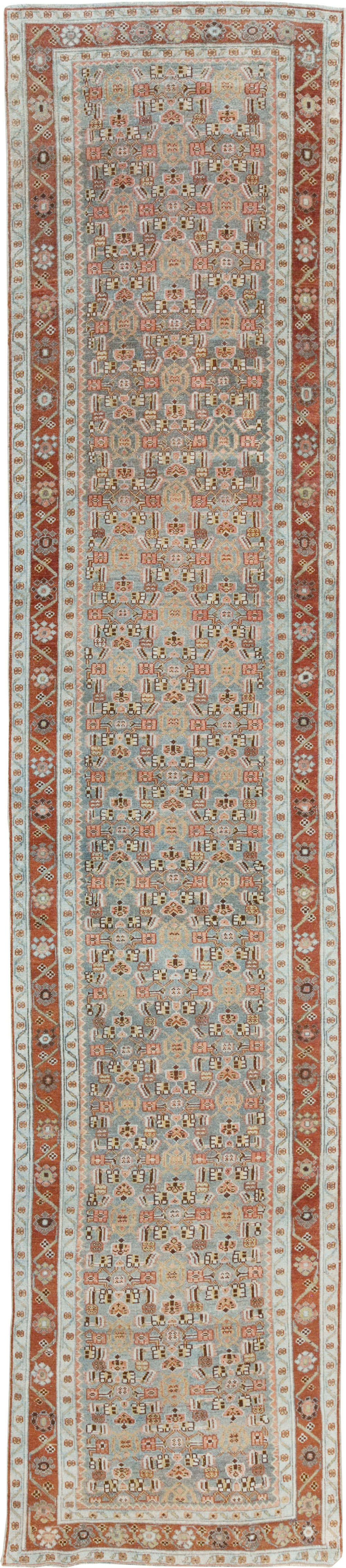 Vintage Persian Malayer Runner, No.28066 - Gsblank