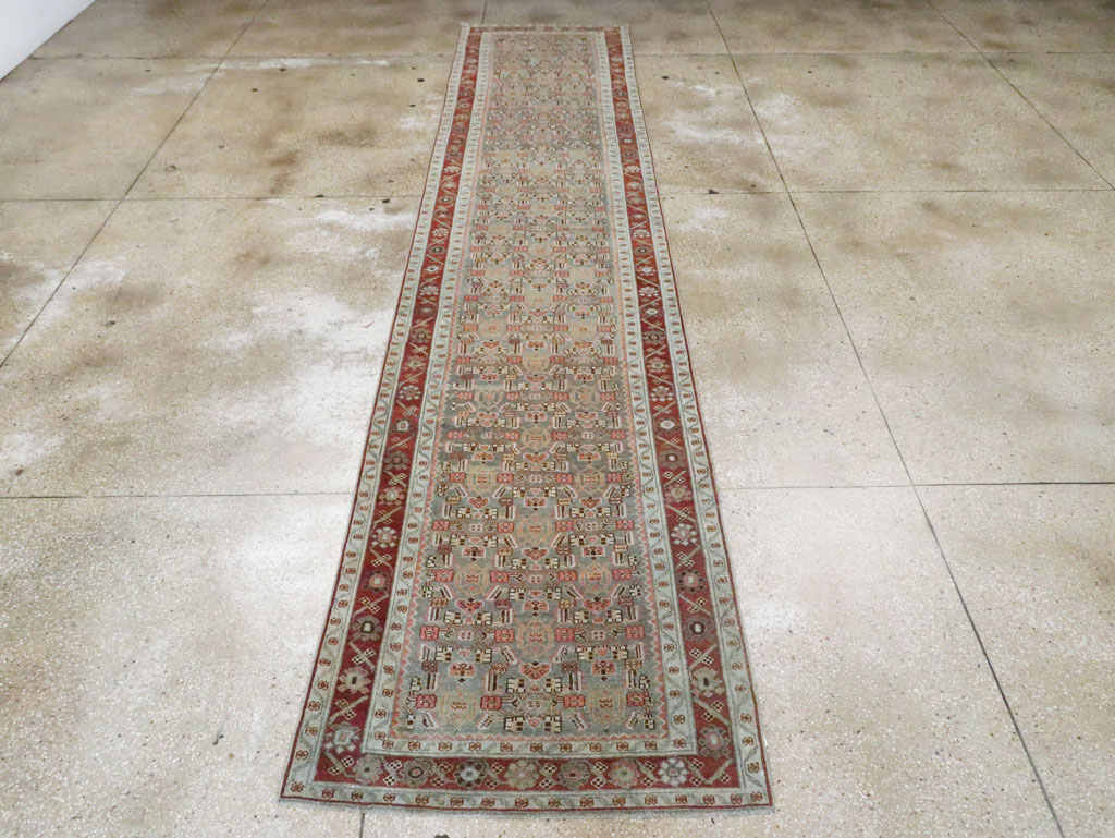 Vintage Persian Malayer Runner, No.28066 - Gsblank