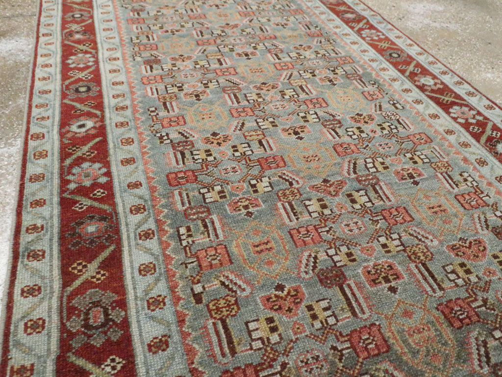 Vintage Persian Malayer Runner, No.28066 - Gsblank