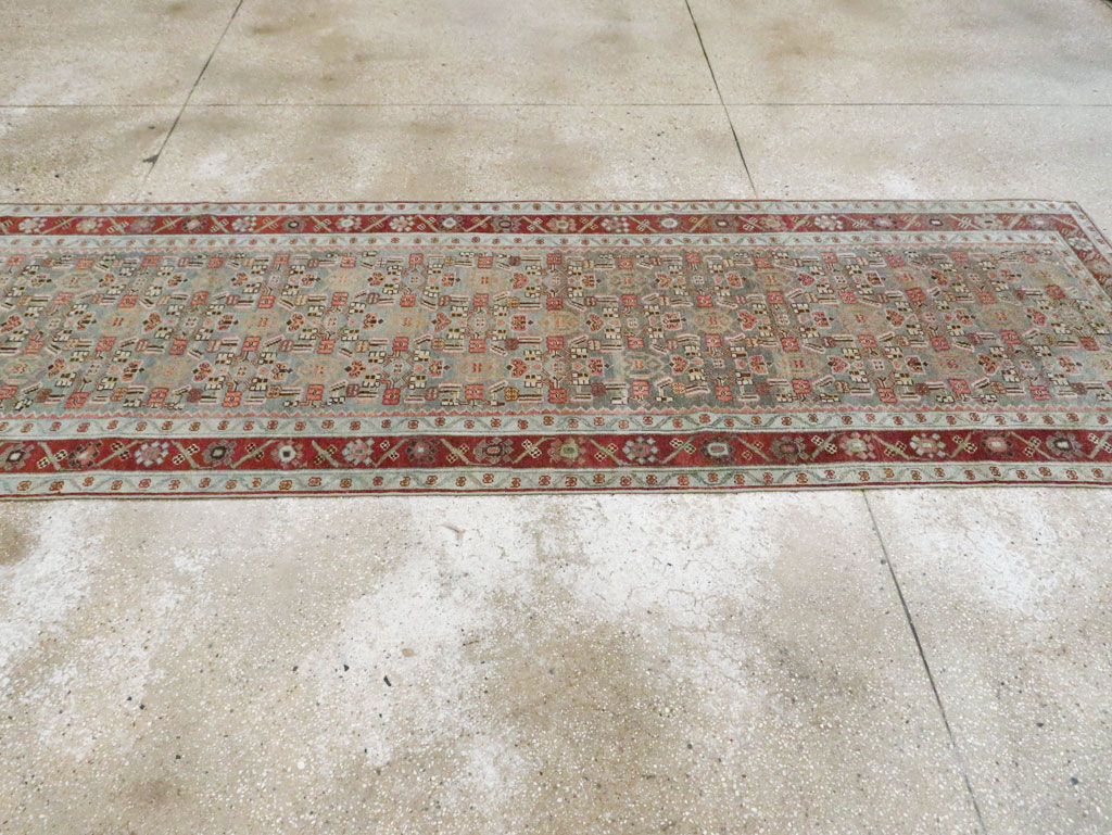 Vintage Persian Malayer Runner, No.28066 - Gsblank