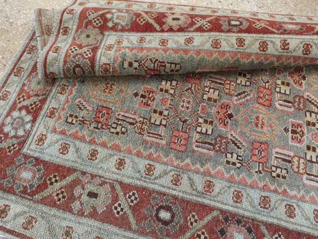 Vintage Persian Malayer Runner, No.28066 - Gsblank