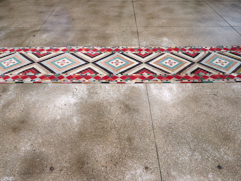 Vintage Persian Mashad Runner, No.28068 - Gsblank