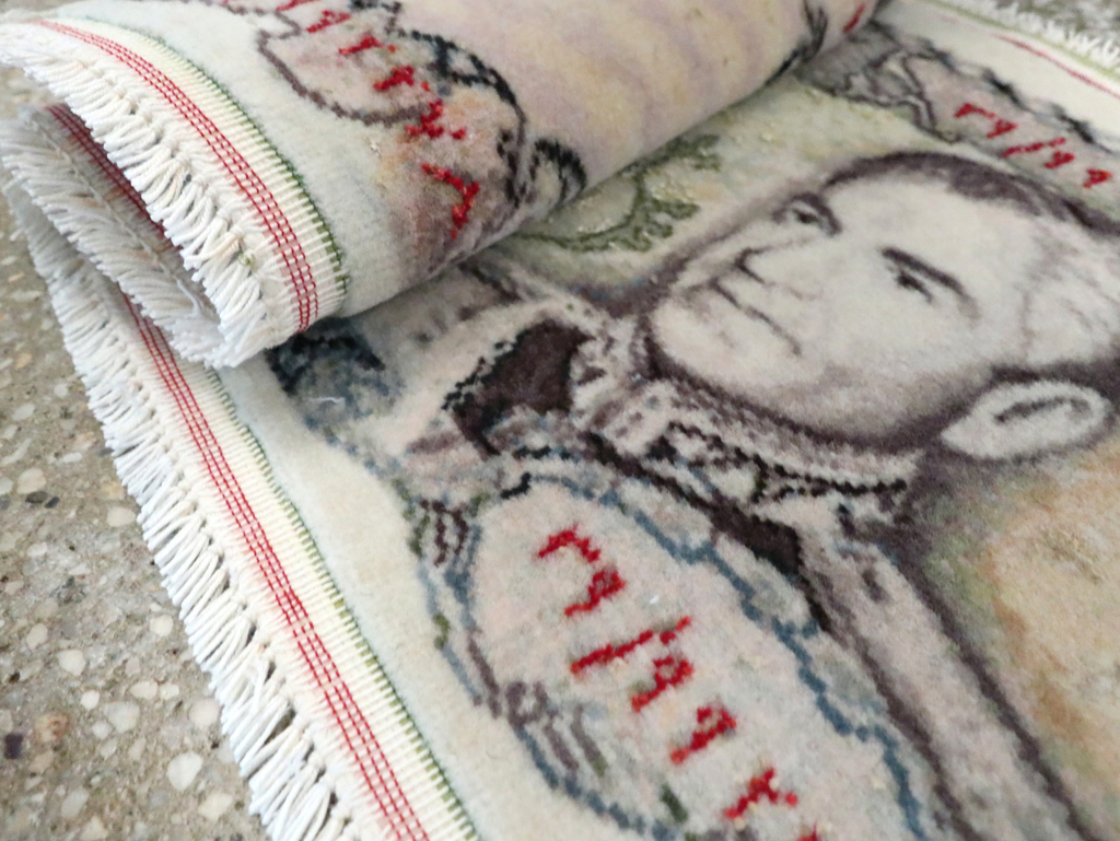 Persian Tabriz Pictorial Rug, No.28088 - Gsblank