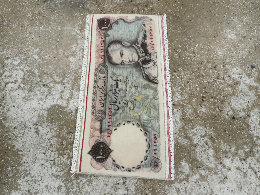 Persian Tabriz Pictorial Rug, No.28089 - Gsblank