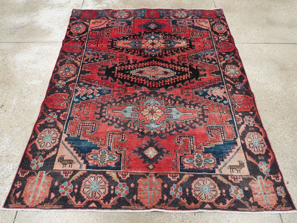 Vintage Persian Veece Rug, No.28108 - Gsblank