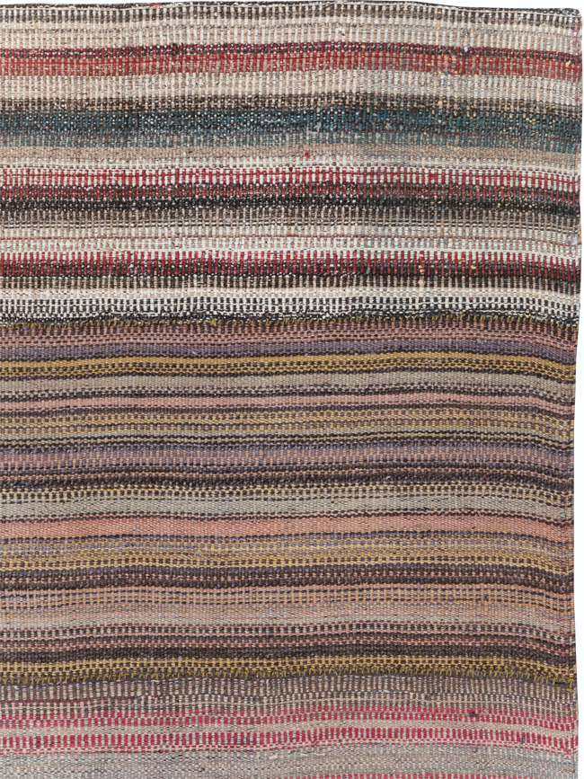 Vintage Persian Flatweave, No.28109 - Gsblank