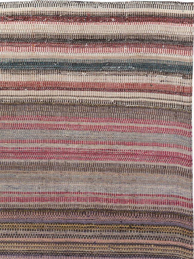 Vintage Persian Flatweave, No.28109 - Gsblank