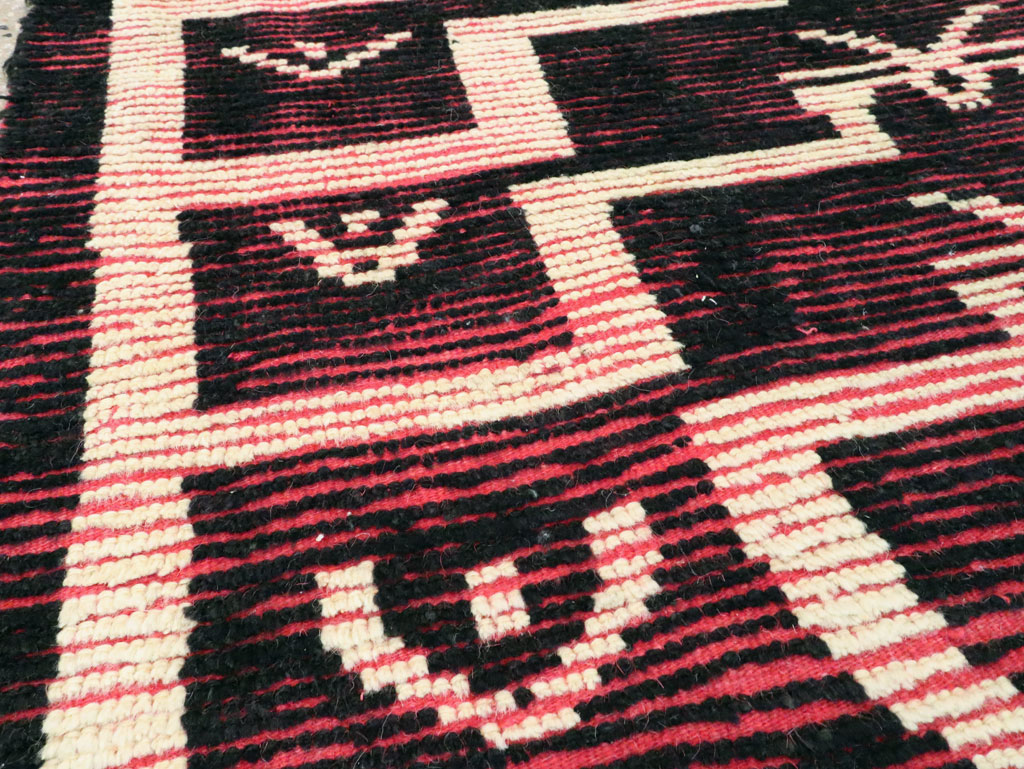 Vintage Turkish Tulu Accent Rug, No.28119 - Gsblank