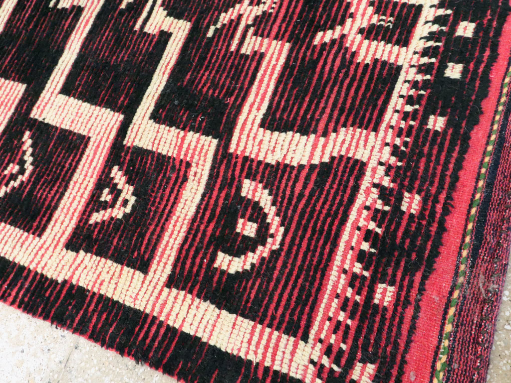 Vintage Turkish Tulu Accent Rug, No.28119 - Gsblank