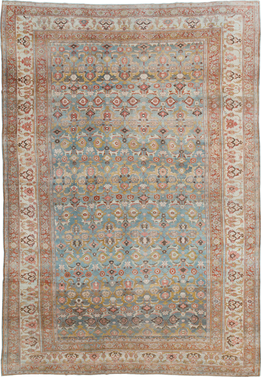 Antique Persian Bidjar Oversize Carpet, No.28121 - Gsblank