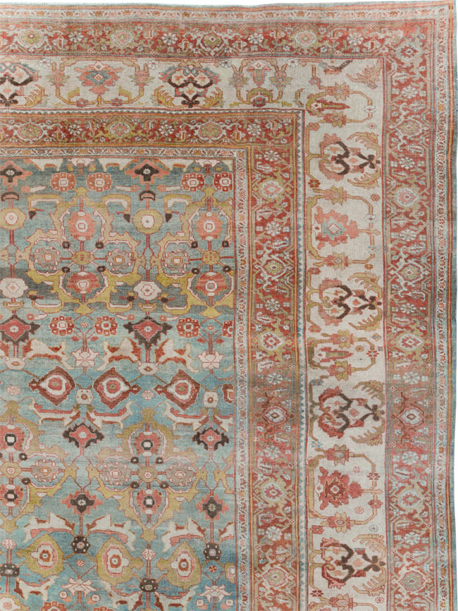 Antique Persian Bidjar Oversize Carpet, No.28121 - Gsblank