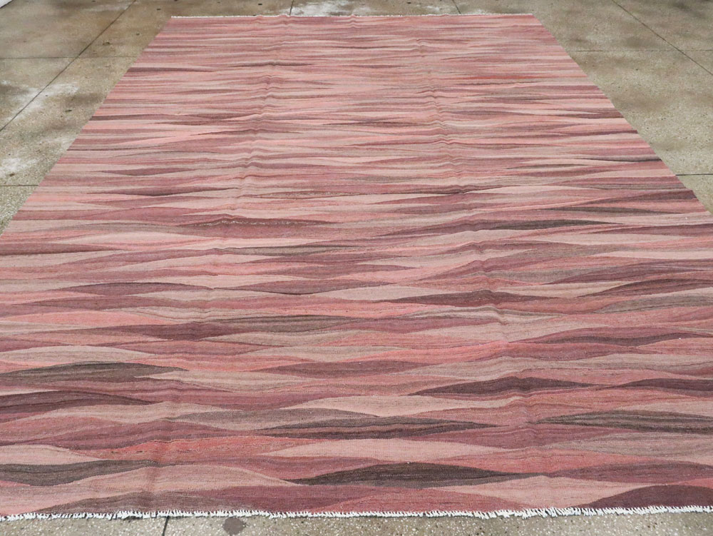 Modern Turkish Flatweave, No.28126 - Gsblank