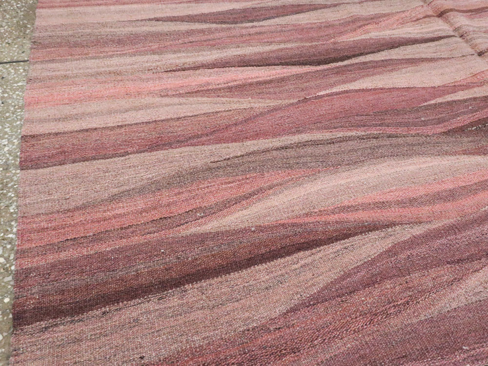 Modern Turkish Flatweave, No.28126 - Gsblank