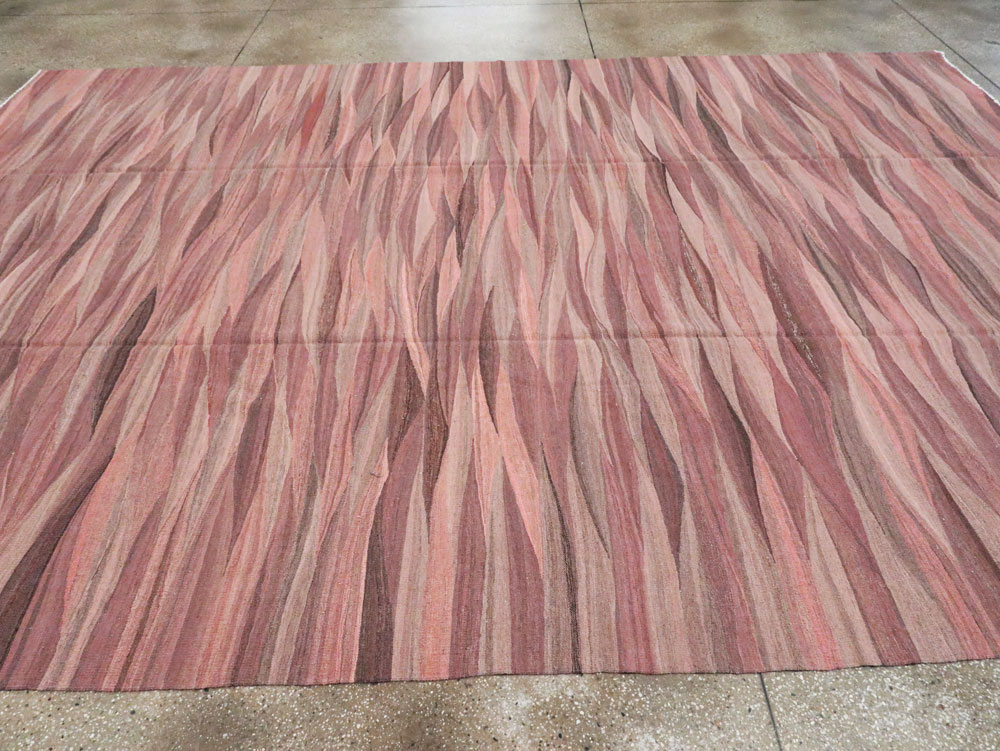 Modern Turkish Flatweave, No.28126 - Gsblank